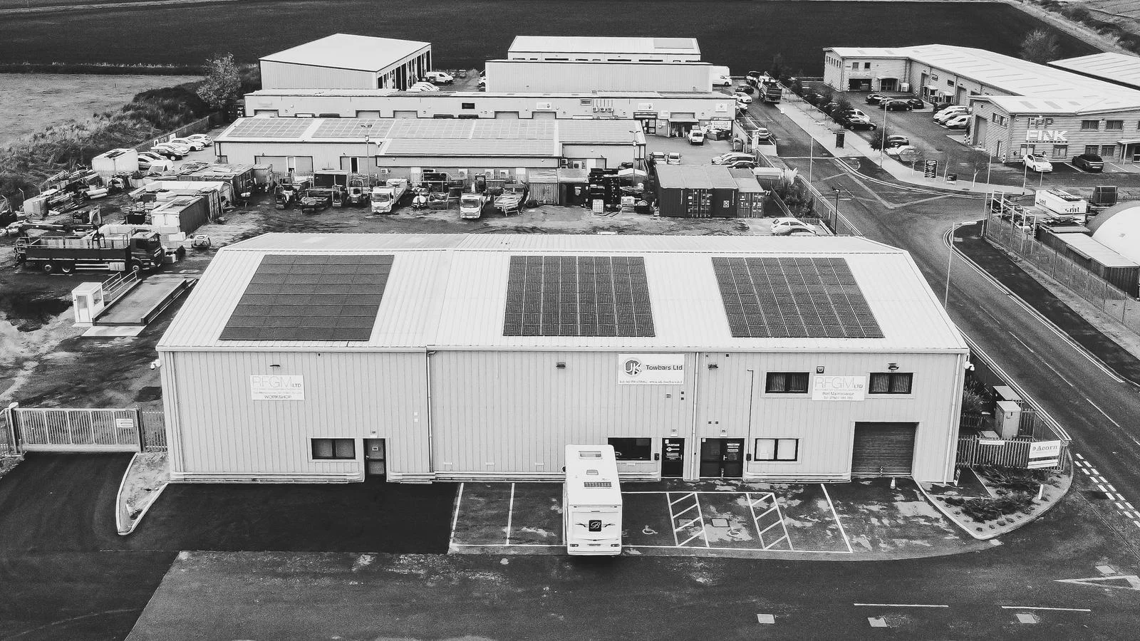 New build and commercial roof solar PV infrastructure